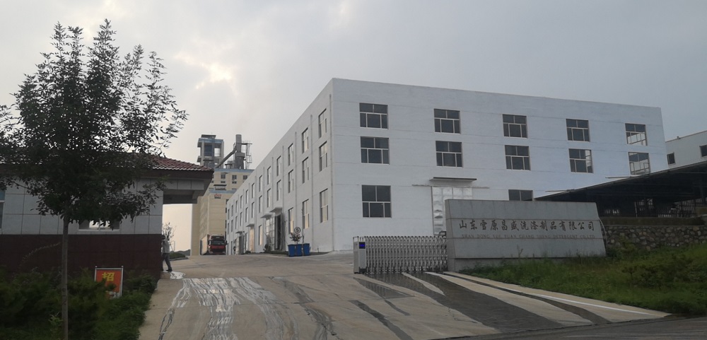 The second phase of annual output of 100,000 tons of detergent powder project started construction