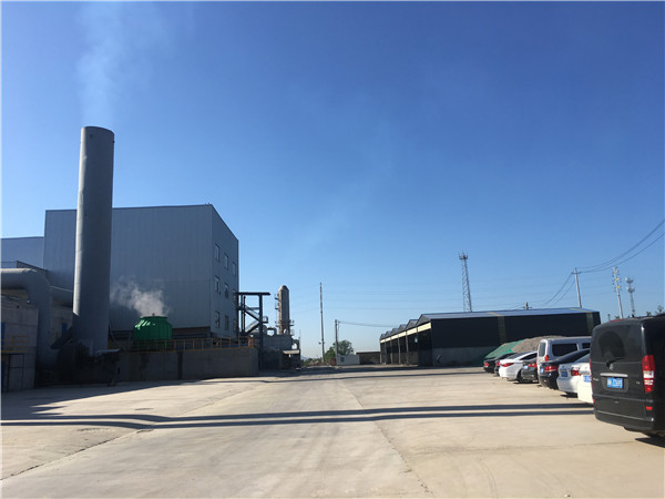 Waste gas incinerator for rock wool production line put into operation