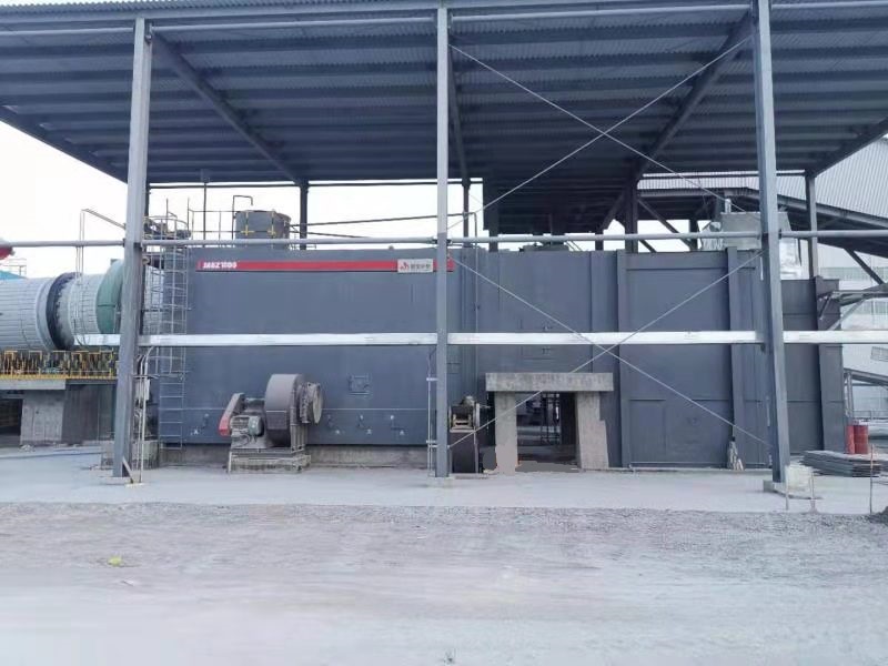 Installation of hot air furnace for potassium sulfate drying granulation system is completed