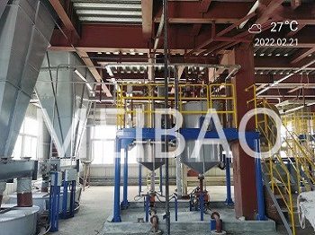 Spray tower detergent powder plant with annual output of 100,000 tons was put into operation