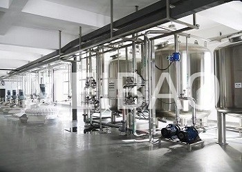 Liquid detergent production line put into production and operation