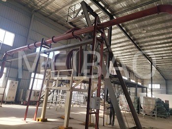 Detergent powder post blending and packing line was put into operation and production