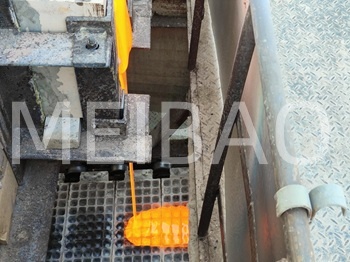 40TPD solid sodium silicate furnace put into operation