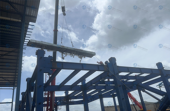 The washing powder production plant started construction