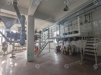 Detergent Powder Production Line Put into Normal Operation Detergent Powder Production Line Put into Normal Operation