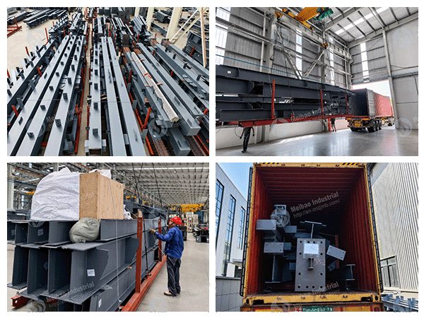 Structural Steel for Detergent Plant Building Shipped in Batches