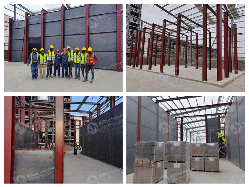 Installation Begins for Biomass-Fired Hot Air Furnace for Detergent Powder Production
