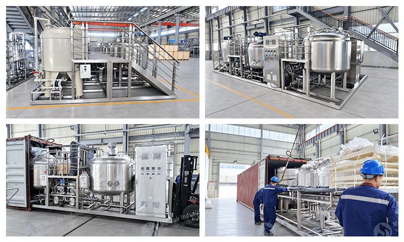 Meibao Ships Modular Liquid Detergent Production Equipment Overseas