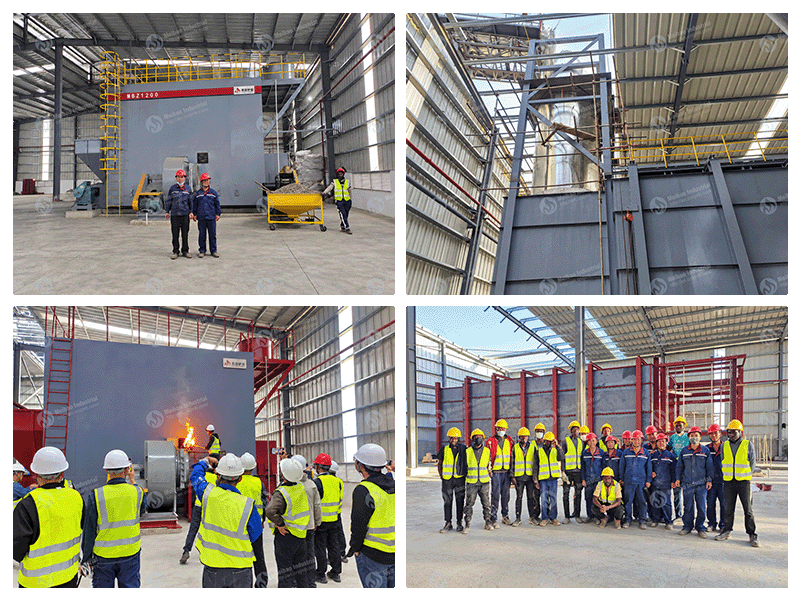 Biomass Hot Air Furnace Successfully Enters Operation