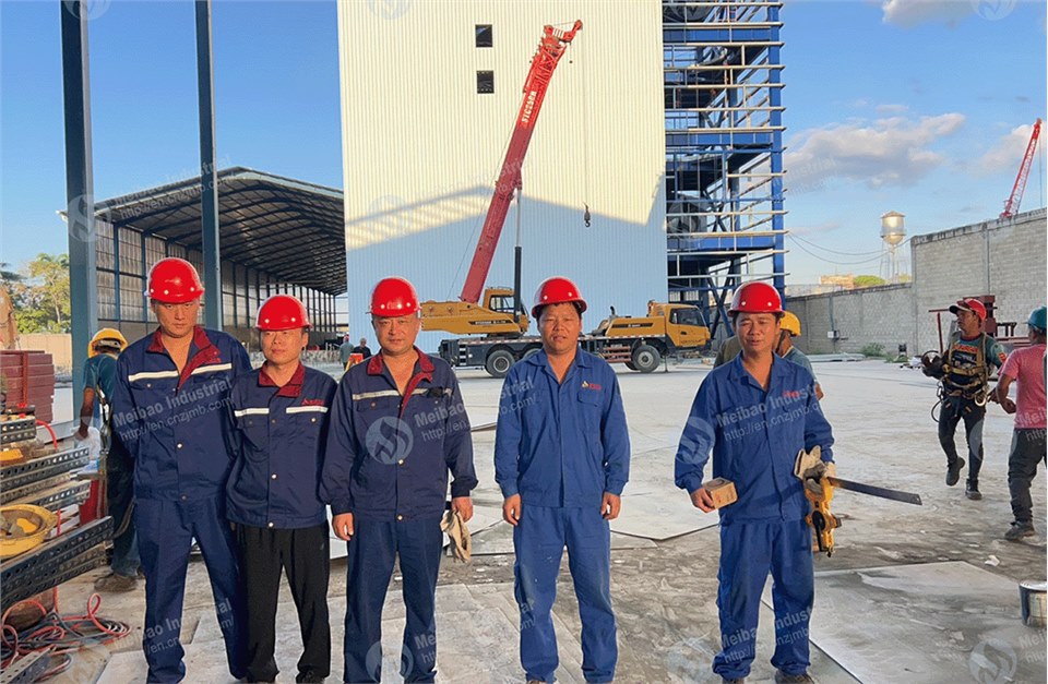 Laundry detergent production line begins equipment installation
