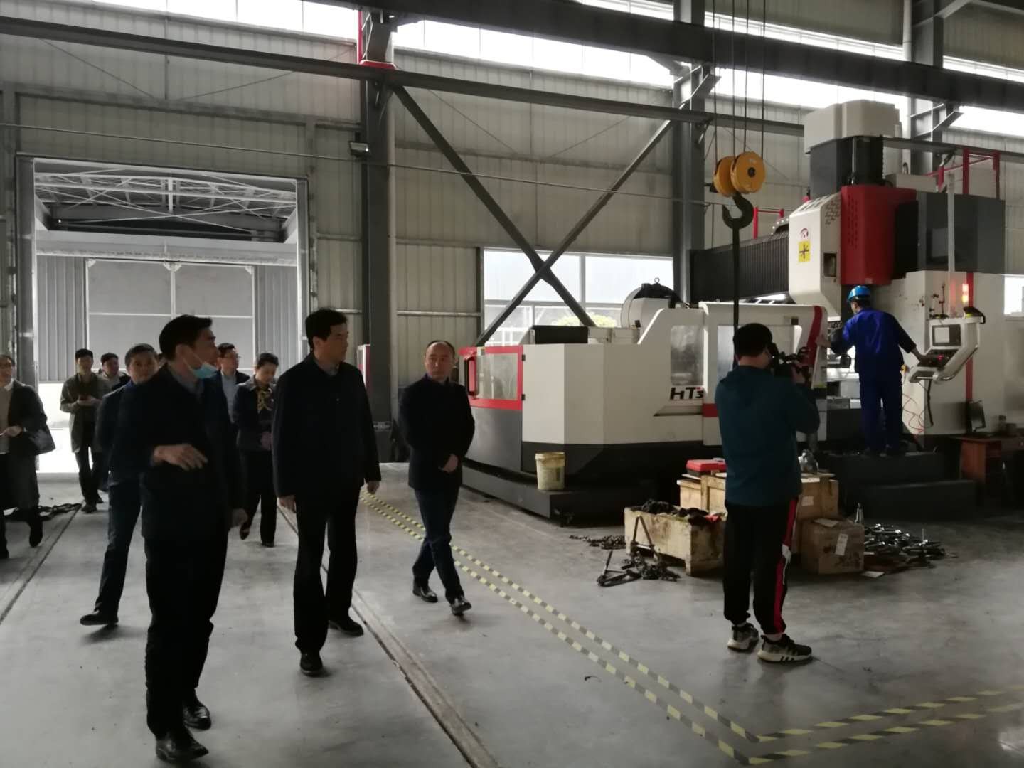 Leaders of Deqing county to our company to investigate the production situation of enterprises