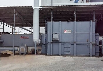 The waste gas incineration system of rock wool production line has been reformed