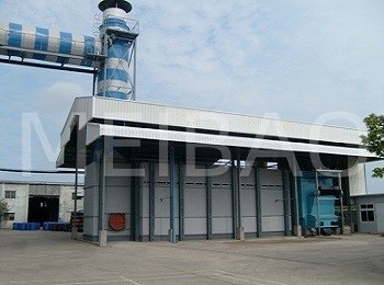 Special coal/biomass hot air furnace for detergent powder production