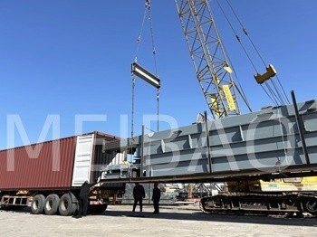 The steel structure of the detergent powder workshop has been successfully delivered