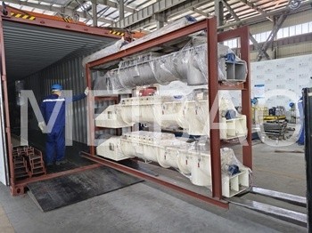 Delivery of complete set of 12TPH detergent powder production equipment