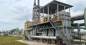 Silicone Incinerator Commissioned and in Operation