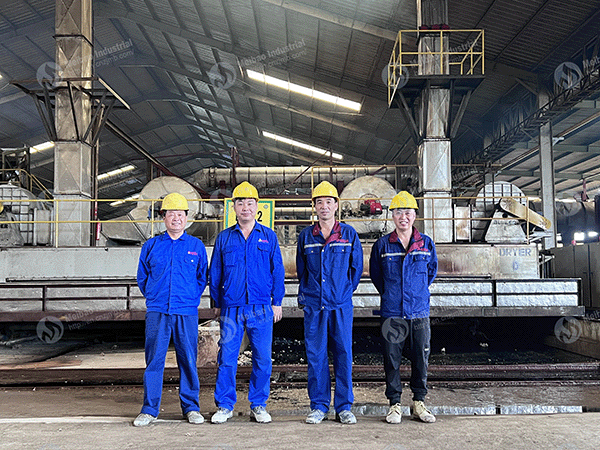 Installation of Biomass Hot Air Furnaces for Rubber Drying Begins in Indonesia