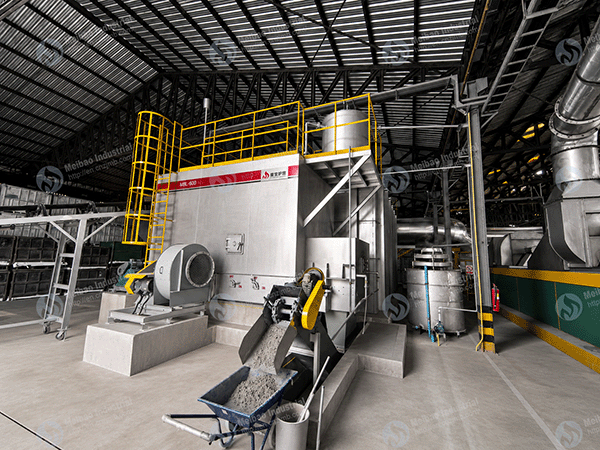 Biomass Hot Air Furnace Successfully Put into Operation