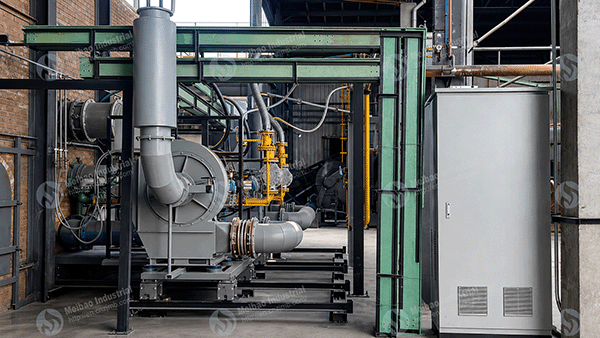 Coal-to-Gas Hot Air Furnace Successfully Commissioned and Put into Operation