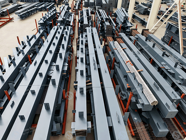 Structural Steel for Detergent Plant Building Shipped in Batches